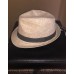 's Nordstrom Rack Tan Linen Brim Fedora Hat Cap XL by Weatherproof NEW  eb-76749247